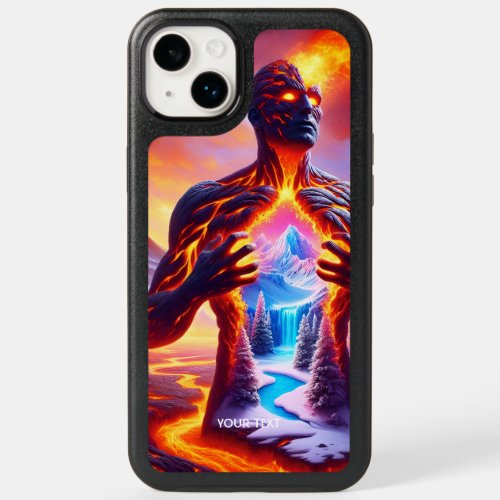 Fantasy Cute Fire Lava Man OtterBox iPhone 14 Plus Case