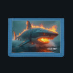 Fantasy Cute Fire Shark Sea Trifold Wallet<br><div class="desc">Fantasy Cute Fire Shark Sea . Perfect As A Birthday Gift Or For Any Kind Of Party</div>