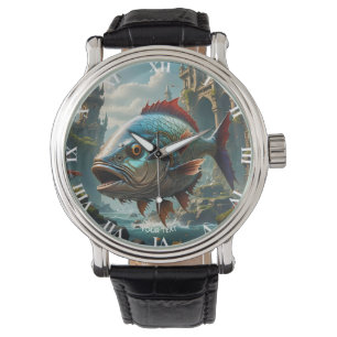 Fantasy Cute Fish Sea Ruins Watch