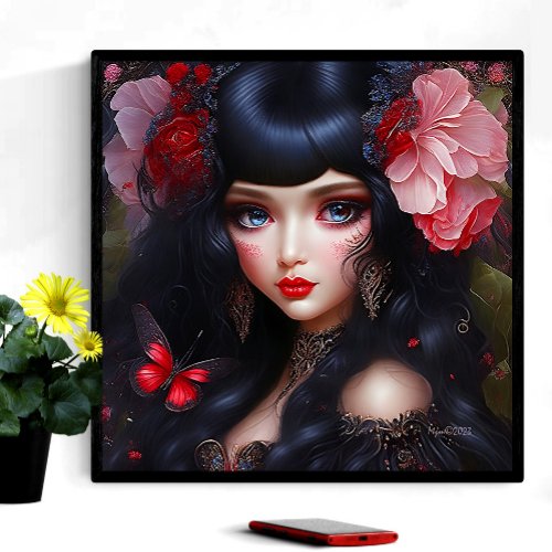 Fantasy Cute Flower Fairy Princess Poster