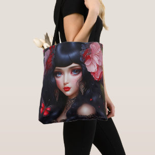 Fantasy Cute Flower Fairy Princess Tote Bag