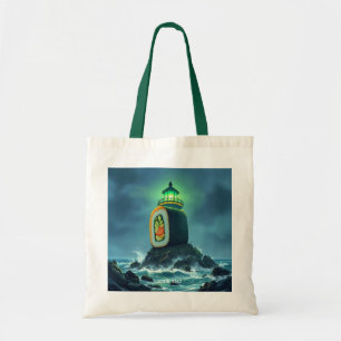 Fantasy Cute Giant Sushi Lighthouse Tote Bag