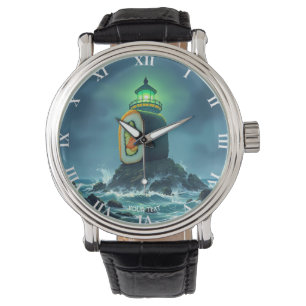 Fantasy Cute Giant Sushi Lighthouse Watch