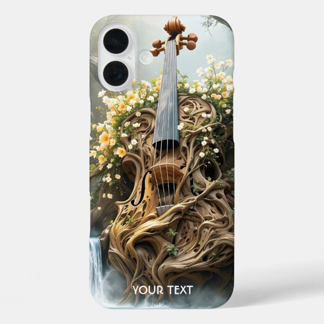 Fantasy Cute Giant Violin Forest Case-Mate iPhone Case (Back)