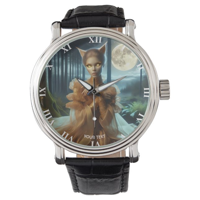 Fantasy Cute Girl Cat Ears Watch (Front)