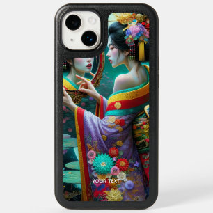 Fantasy Cute Girl Mirror Flowers OtterBox iPhone 14 Plus Case