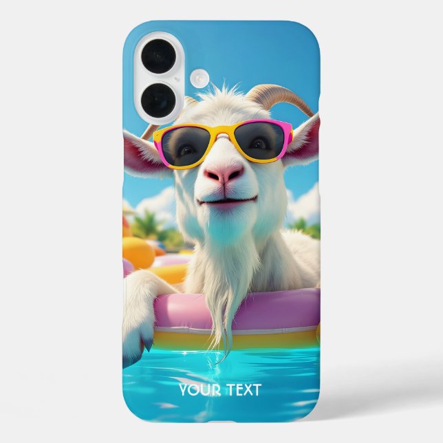 Fantasy Cute Goat Float Glasses Case-Mate iPhone Case (Back)