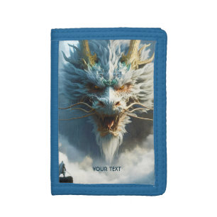 Fantasy Cute Great Strong Dragon Tri-fold Wallet