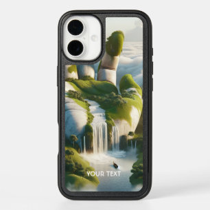 Fantasy Cute Hand Forest Clouds iPhone 16 Plus Case