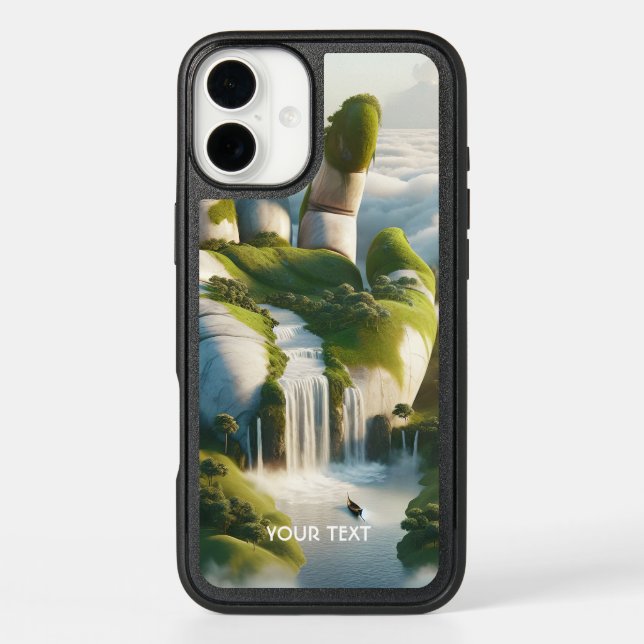 Fantasy Cute Hand Forest Clouds Otterbox iPhone Case (Back)