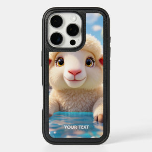 Fantasy Cute Happy Sheep Pool iPhone 16 Pro Case