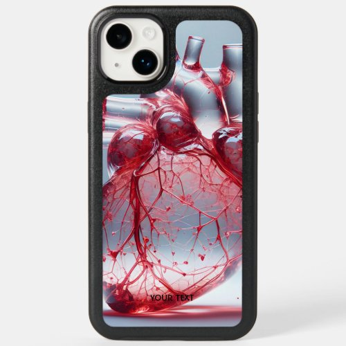 Fantasy Cute Heart Red Glass OtterBox iPhone 14 Plus Case