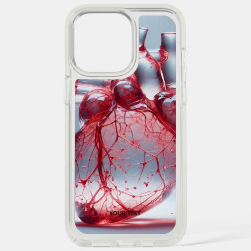 Fantasy Cute Heart Red Glass iPhone 15 Pro Max Case
