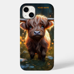 Fantasy Cute Highland Baby Cow Case-Mate iPhone 14 Plus Case