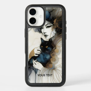 Fantasy Cute Japanese Girl Cat iPhone 16 Plus Case