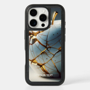 Fantasy Cute Kintsugi Porcelain Apple iPhone 16 Pro Case