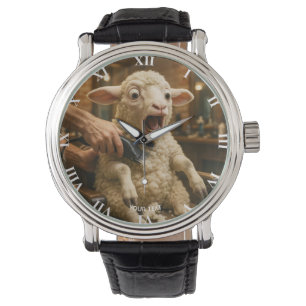 Fantasy Cute Lamb Scared Shaving Watch