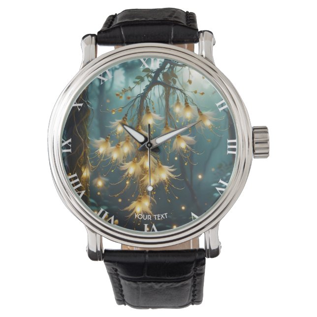 Fantasy Cute Light Tree Flowers Watch (Front)