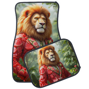 Fantasy Cute Lion Watermelon Suit Car Floor Mat