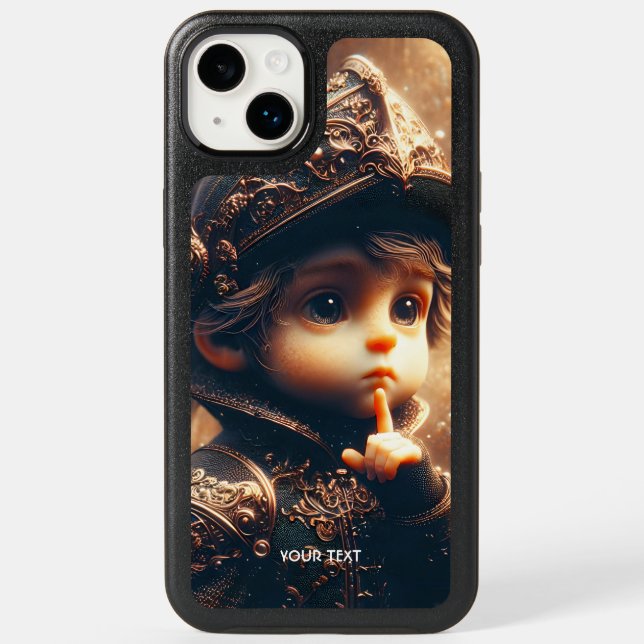Fantasy Cute Little Quiet Knight Otterbox iPhone Case (Back)