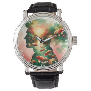 Fantasy Cute Man Sea Fish Watch