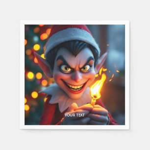 Fantasy Cute Match Christmas Tree Napkins