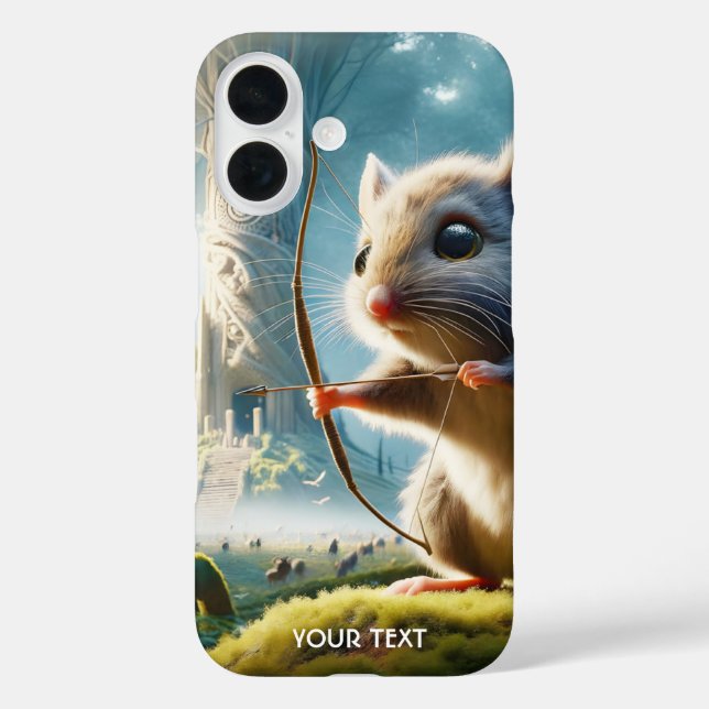 Fantasy Cute Mice Bow Forest Case-Mate iPhone Case (Back)