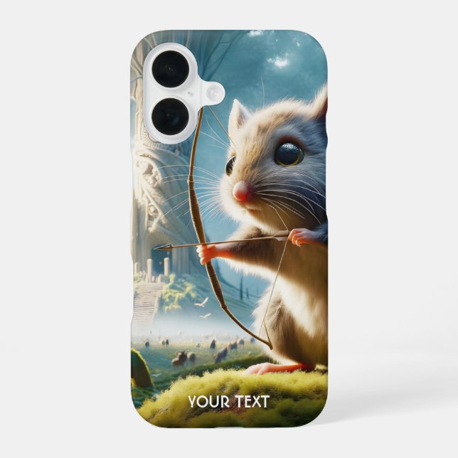Fantasy Cute Mice Bow Forest Iphone Case (Back)