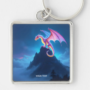Fantasy Cute Mist Shrouded Dragon Keychain
