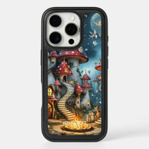 Fantasy Cute Mushroom Forest Realm iPhone 16 Pro Case