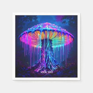 Fantasy Cute Mushroom Surreal Forest Napkins