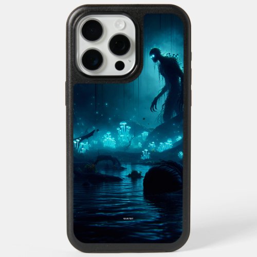 Fantasy Cute Mushrooms Lake Night iPhone 15 Pro Max Case