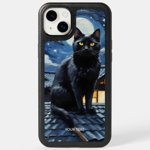 Fantasy Cute Night Stars Cat OtterBox iPhone 14 Plus Case