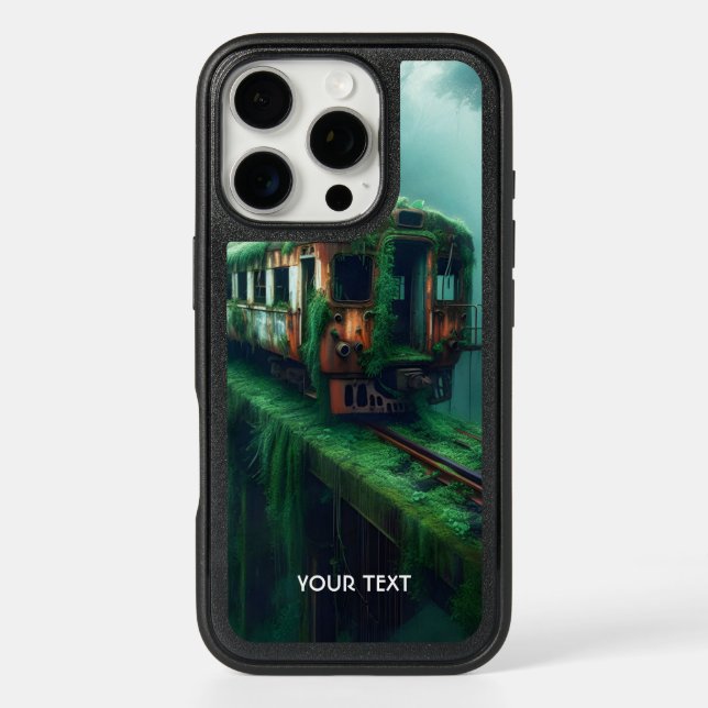 Fantasy Cute Old Past Train Otterbox iPhone Case (Back)
