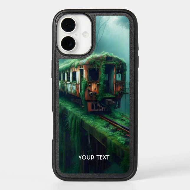 Fantasy Cute Old Past Train Otterbox iPhone Case (Back)