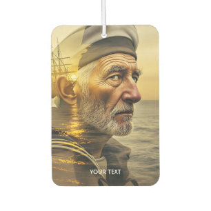 Fantasy Cute Old Sailor Sea Air Freshener