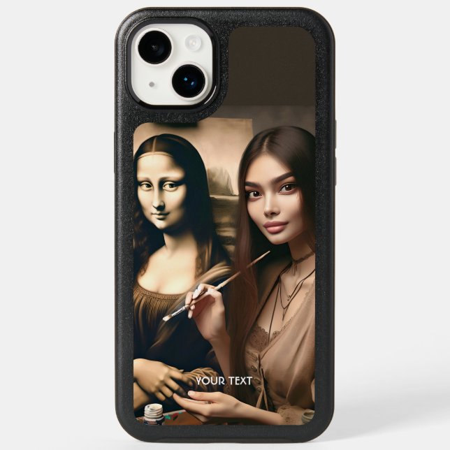 Fantasy Cute Painter Self Portrait Otterbox iPhone Case (Back)