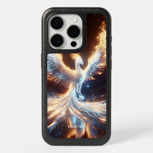 Fantasy Cute Phoenix Fire Reborn iPhone 15 Pro Case