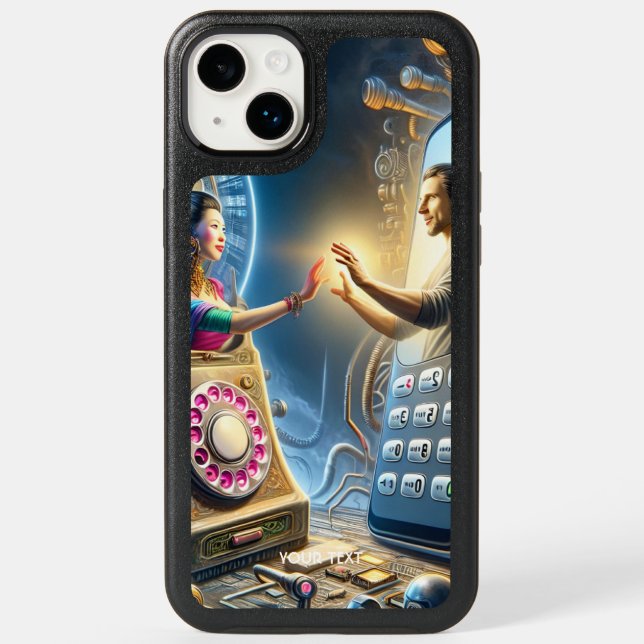 Fantasy Cute Phones Robots Men Otterbox iPhone Case (Back)