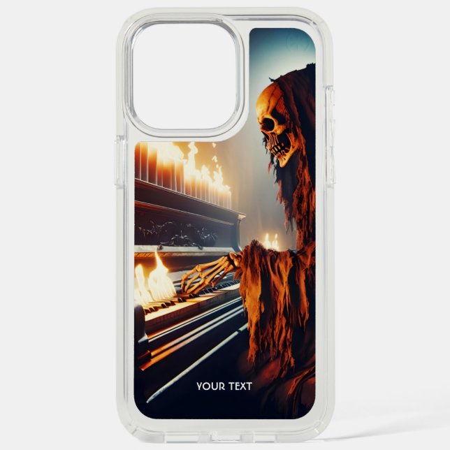 Fantasy Cute Piano Player Fire  Speck iPhone Case (Front)