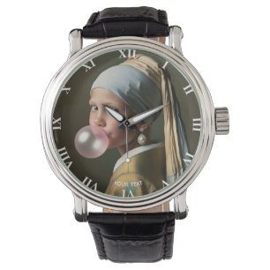 Fantasy Cute Pink Bubble Gum Watch