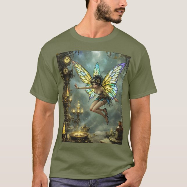 Fantasy Cute Pixie Butterfly Wings T-Shirt (Front)