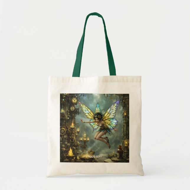 Fantasy Cute Pixie Butterfly Wings Tote Bag (Front)