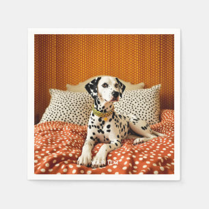 Fantasy Cute Polka Dog Dot Napkins
