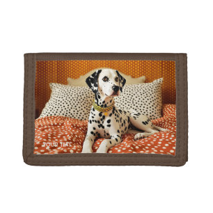 Fantasy Cute Polka Dog Dot Tri-fold Wallet