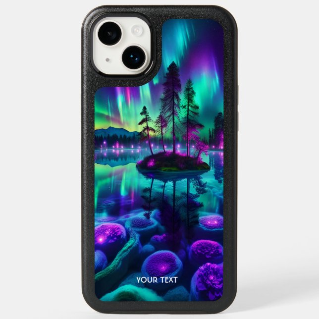 Fantasy Cute Purple Green Tones Otterbox iPhone Case (Back)