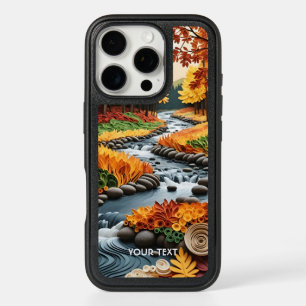 Fantasy Cute Quilling Fall Landscape iPhone 16 Pro Case