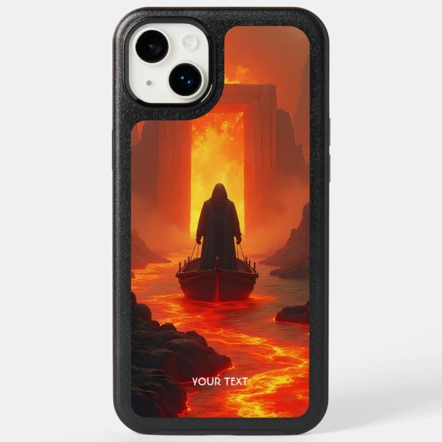 Fantasy Cute River Fire Man Otterbox iPhone Case (Back)