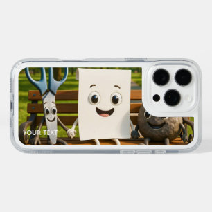 Fantasy Cute Rock Paper Scissors iPhone 16 Pro Max Case