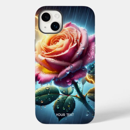 Fantasy Cute Rose Rain Lighting Case_Mate iPhone 14 Plus Case